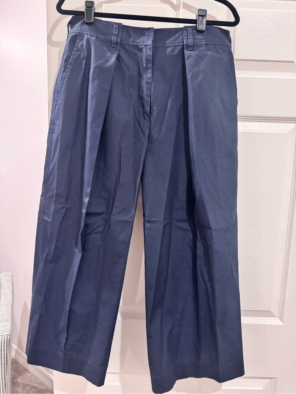 Ulla Johnson Navy Cropped Pants
